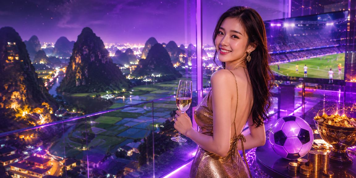 Cá cược bóng đá trực tuyến với ánh đèn neon tại Ninh Bình
